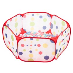 47" Portable Kids Outdoor Game Play Children Toy Ocean Ball Pit Pool Red Side