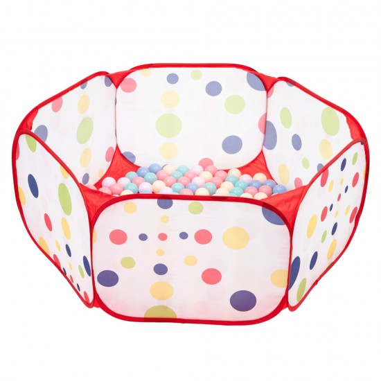 47" Portable Kids Outdoor Game Play Children Toy Ocean Ball Pit Pool Red Side