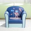 Kids Sofa, Children Armrest Chair with Pattern, Toddler Furniture w/Sturdy Wood Construction for Boys & Girls, Armrest Couch for Preschool Children, Lightweight Children Sofa Chair (Spaceman)