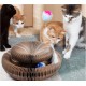Magic Organ Cat Scratch Board Cat Toy with Bell Cat Grind Claw Climbing Corrugated Paper Cat Scratch Toy Cat Product Magic Organ Cat Scratch Board Cat Toy with Bell Cat Grind Claw Climbing Corrugated Paper Cat Scratch Toy Cat Product
